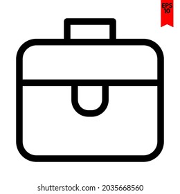illustration of suitcase design icon