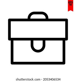 illustration of suitcase design icon