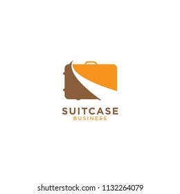 Illustration of suitcase graphic design template vector