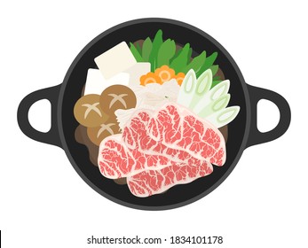 すきやき のイラスト素材 画像 ベクター画像 Shutterstock