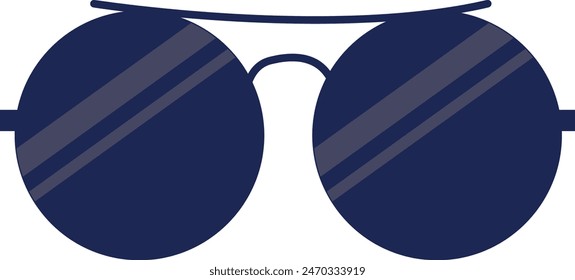 Illustration von Summer Beach Urlaub im flachen Stil. Isoliert auf weißem Hintergrund