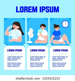 Illustration of Summer Disease and Health Rules