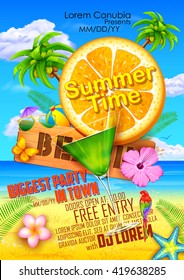 illustration of Summer Festival poster design