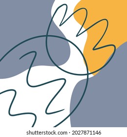 illustration of summer fruit minimalism style for background template design