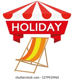 Illustration Summer Holiday Travel for the creative use in graphic design