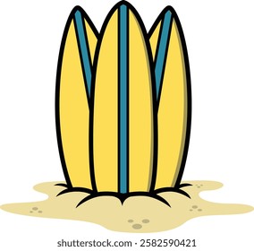 illustration summer icon design vector