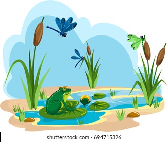 3,214 Frog Swamp Cartoon Images, Stock Photos & Vectors | Shutterstock