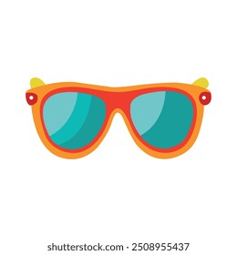 Illustration of summer sunglasses design.