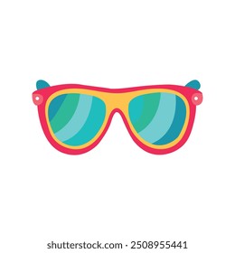 Illustration of summer sunglasses design.