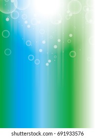 Illustration of summer. It is a vector background.