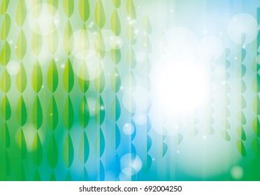 Illustration of summer. It is a vector background.