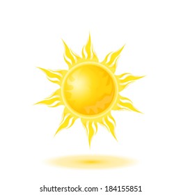 illustration of sun