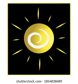 The illustration of sun means the light in the darkness
