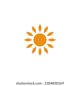 Illustration of sun vector design