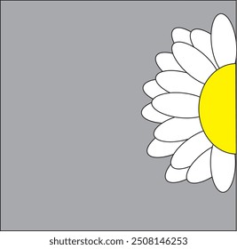 illustration sunflower design simple icon