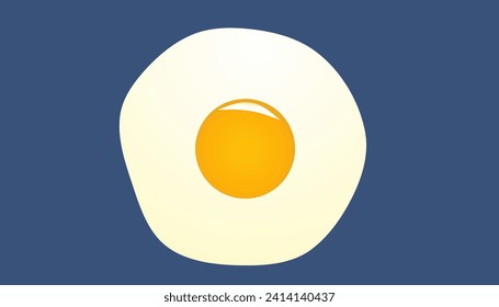 Ilustración de huevos soleados colgados