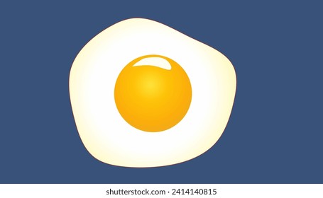 Ilustración de huevos soleados colgados