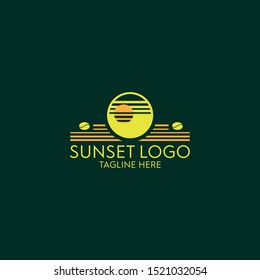 Illustration of Sunset Logo Icon