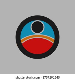 illustration of sunset vector icons, can be used as a landscape icon or gallery icon and whatever.
