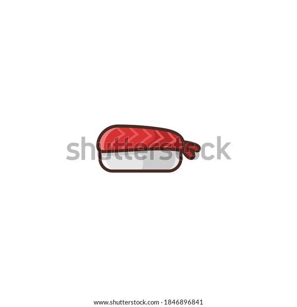 Illustration of Sushi icon - Food\
Icon - Fast Food Icon - Symbols, Icons, Emojis, Stickers\
Set.