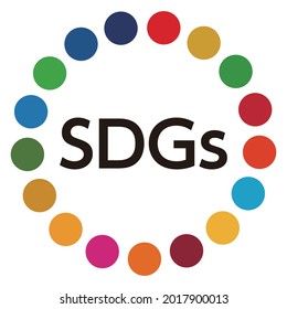 Illustration of Sustainable Development Goals. SDGs.