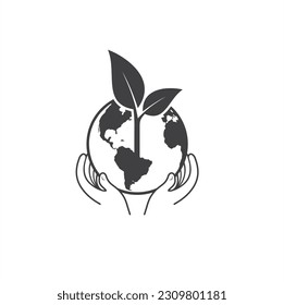 illustration of sustainable, vector art.
