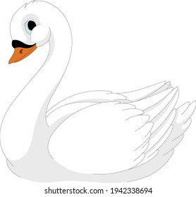 Illustration Swan Vector Design Stock Vector (Royalty Free) 1942338694 ...