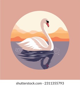 An illustration of a swan which is part of our bird collection. This is perfect for flashcards, storybooks or any other project where you might need high quality pictures. Great for children!