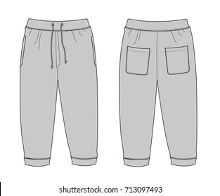 Illustration Of Sweat Pants