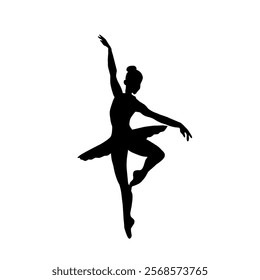 an illustration of a sweet ballet dancer 