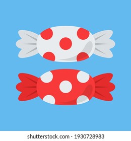 Illustration of Sweet Candy vector with flat style
