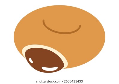 An illustration of a sweet chocolate bread.