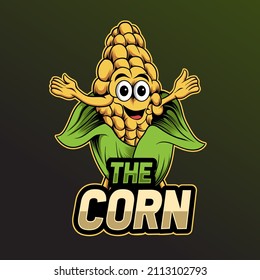 Illustration of a Sweet Corn Character