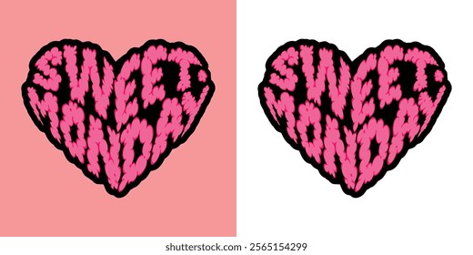 Illustration Sweet Monday for Print or Brand