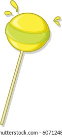illustration of a  sweet on a white background