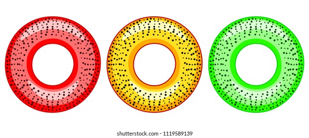 Illustration of the sweet poppy bagel set