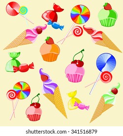 Illustration of sweets