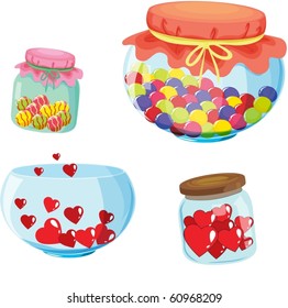 illustration of a sweets on a white background