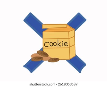 Illustration of sweets prohibited in religion and a batten sign