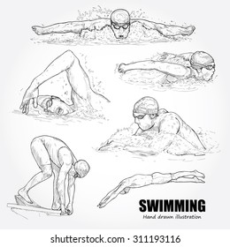 Swimmer Sketch Images Stock Photos Vectors Shutterstock So really if you're going to say nessa is too sexy, at least fix the female swimmer class at the same time. https www shutterstock com image vector illustration swimming drawing vector 311193116
