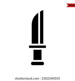 illustration of sword glyph icon
