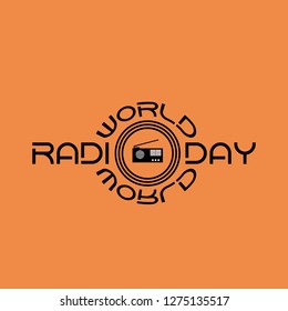 illustration symbol abstract design vector world radio day