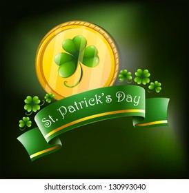 Illustration of the symbols for St. Patrick's celebration