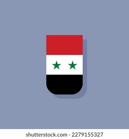 Illustration of Syria flag Template