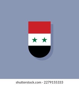 Illustration des Syrien-Flaggenmusters