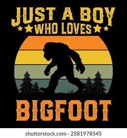 illustration, t shirt, silhouette, outdoor, adventure, hiking, retro, nature, wildlife, funny, graphic, vector, tee, mountain, sasquatch, forest, camping, typography, bigfoot shirt, champion, t shirt 