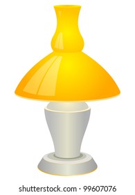 Illustration of a table lamp. EPS10