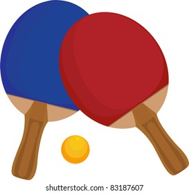 illustration table tennis