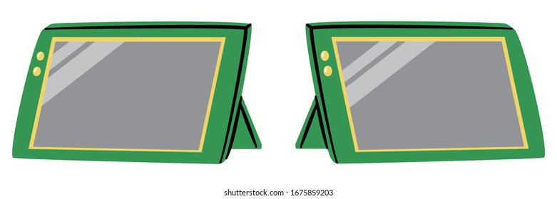 illustration of tablet for children