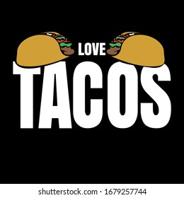 illustration of taco flat icon